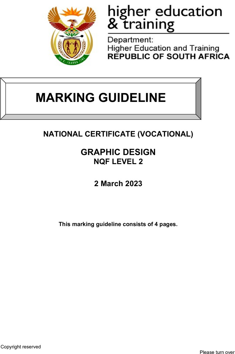 Graphic Design L2 Memo Supp Feb 2023