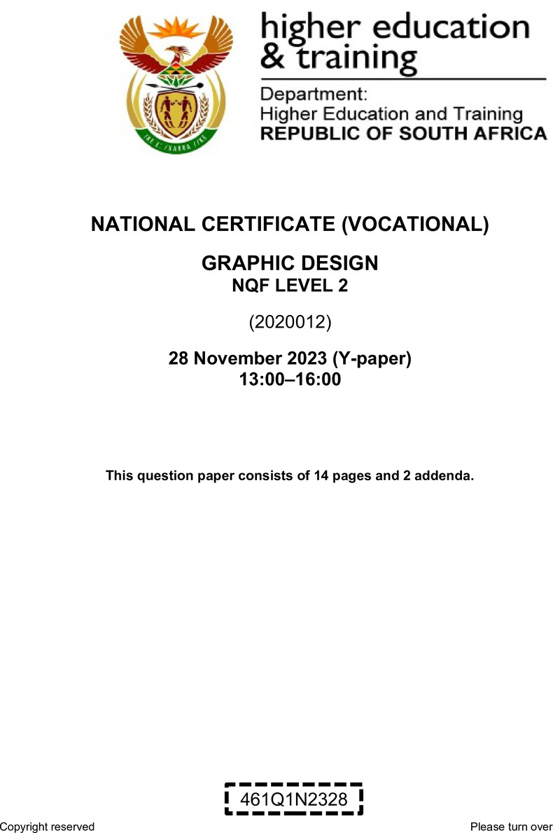 Nc1390 Graphic Design L2 QP Nov 2023 Moller T