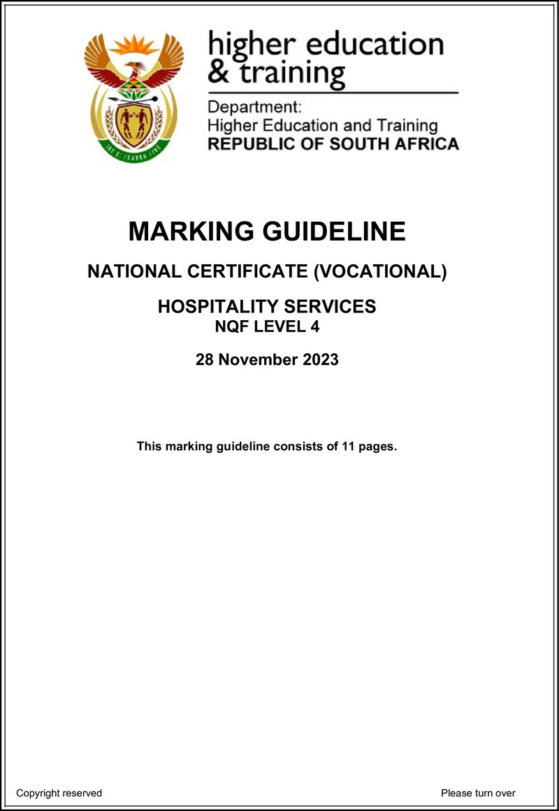 Nc1470 Hospitality Services L4 Mg Nov 2023 Signed Off