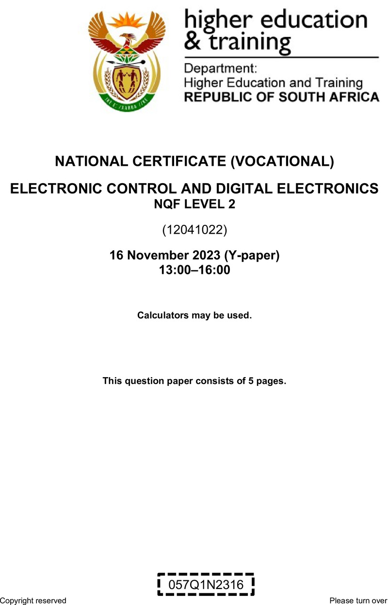 Electronic Control And Digital Electronics L2 QP Nov 2023 Signed Off