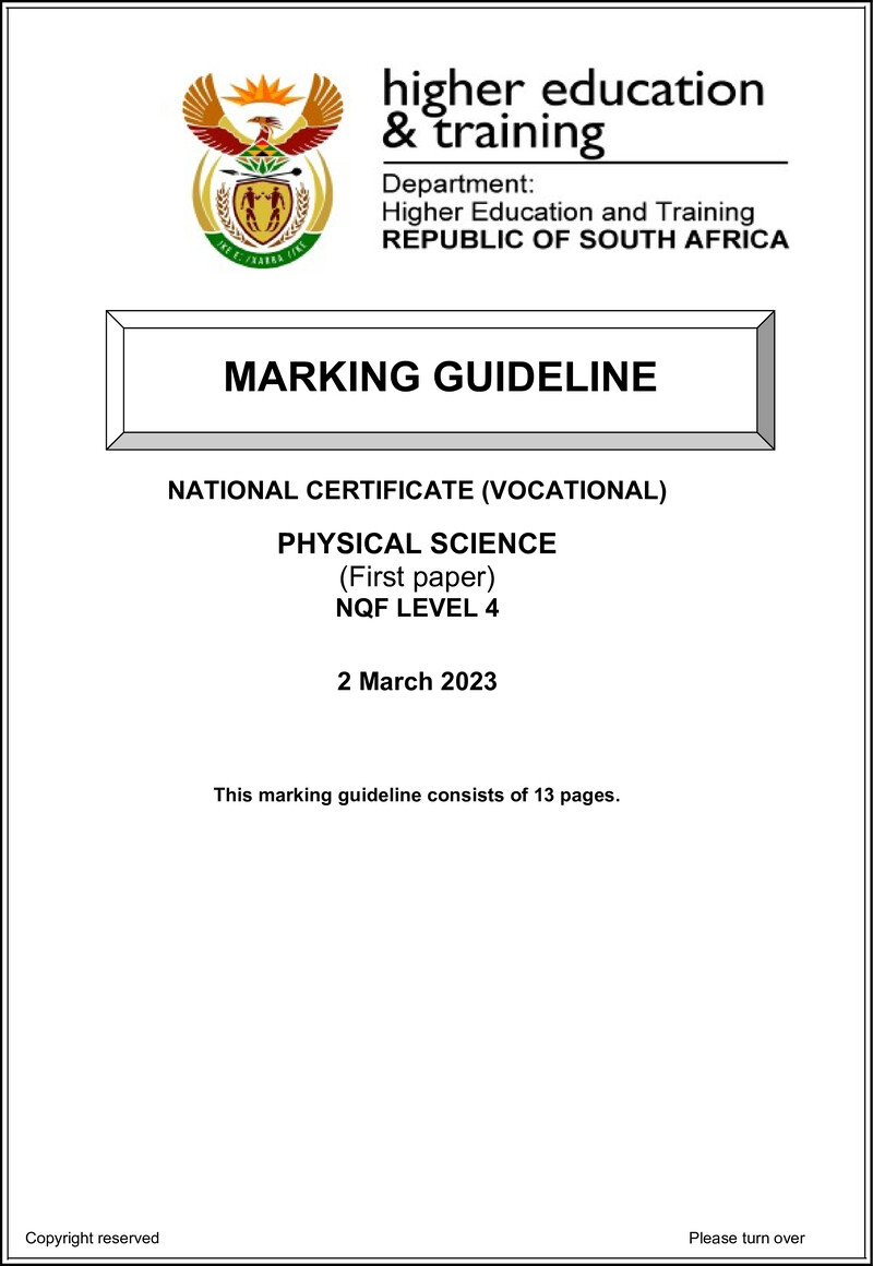 Nc2320 Physical Science L4 P1 Memo Supp Feb 2023 Signed Off