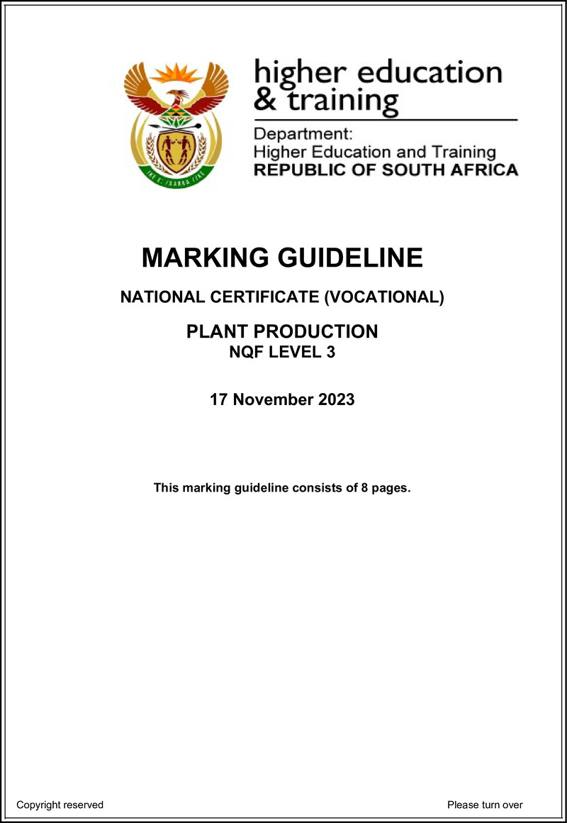 Nc2370 Plant Production L3 Nov Memo 2023 Edited