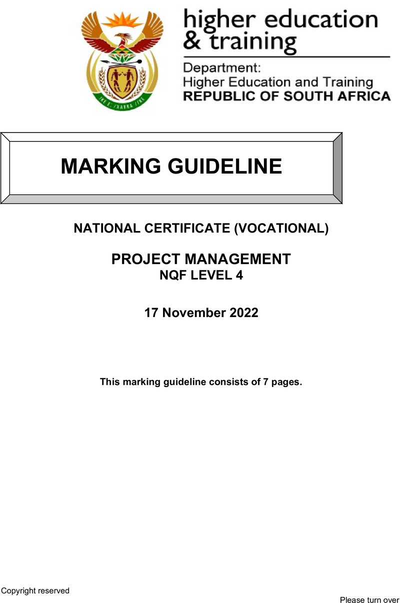 Nc2540 Project Management L4 Memo Nov 2022 Signed Off