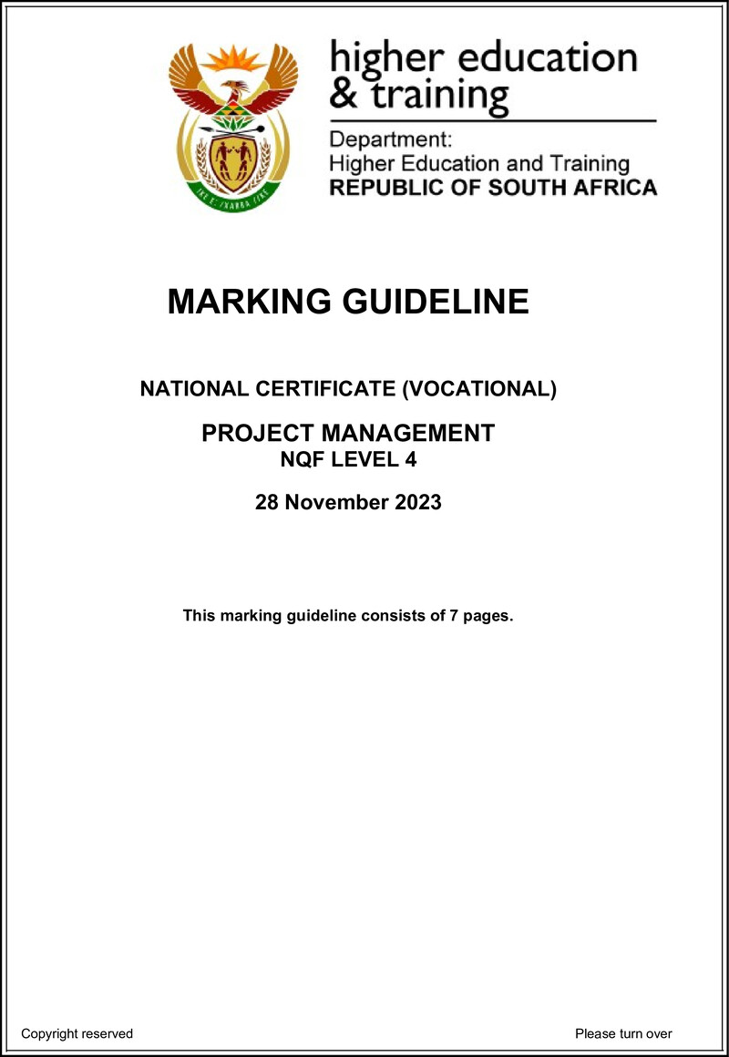 Nc2540 Project Management L4 Memo Nov 2023 Signed Off