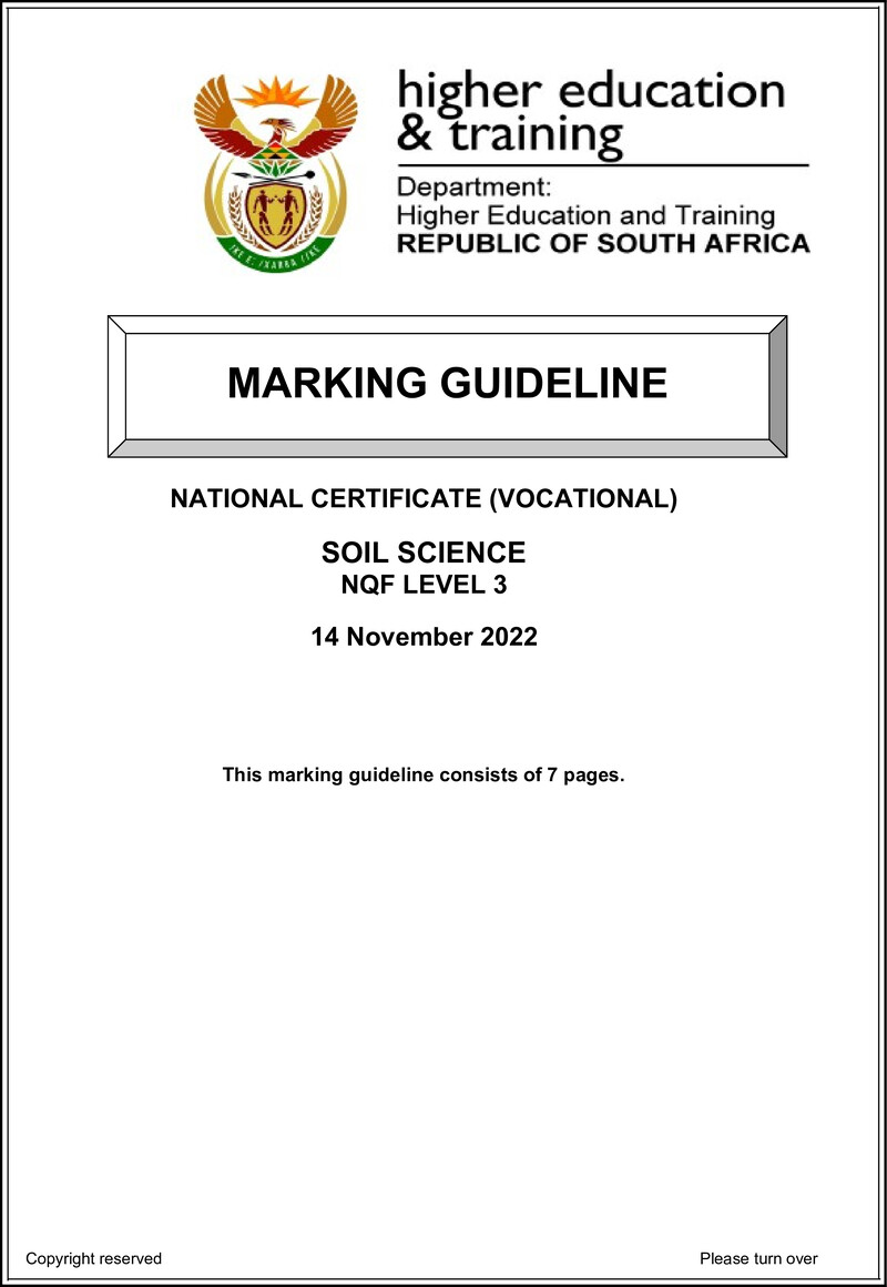 Nc2740 Soil Science L3 Memo Nov 2022 Signed Off