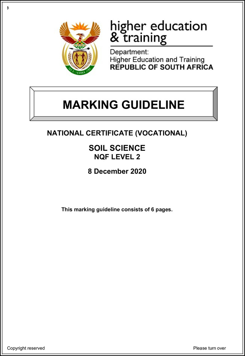 Soil Science L2 Memo Nov 2020 Signed Off