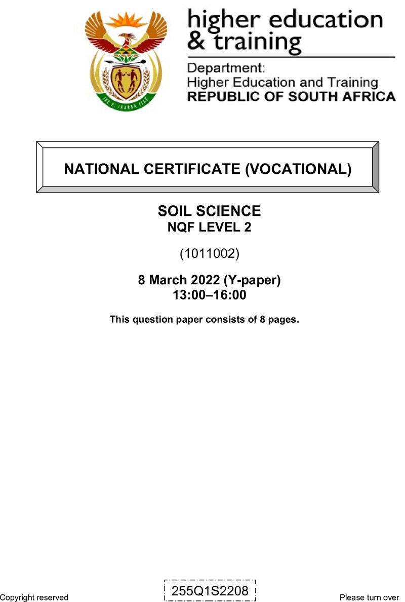 Soil Science L2 QP Feb 2022 Signed Off Docx