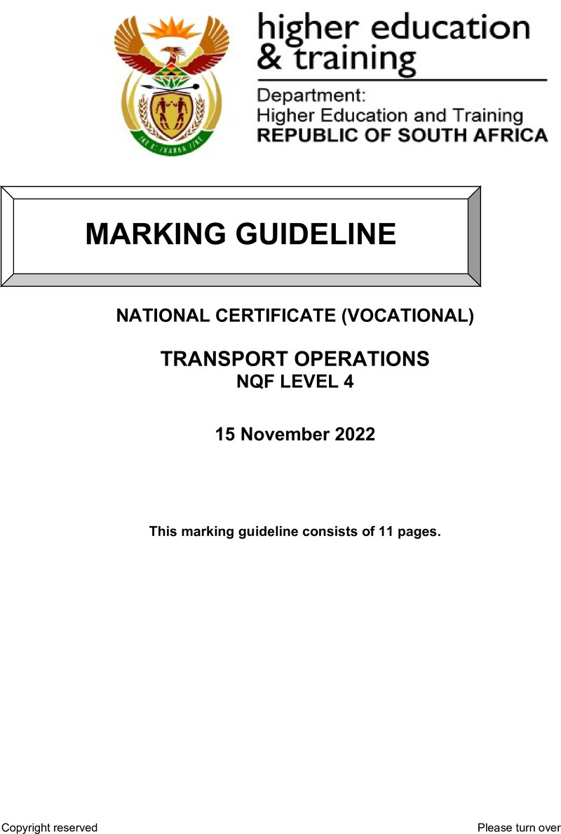 Nc2970 Transport Operations L4 Nov Memo 2022 Signed Off