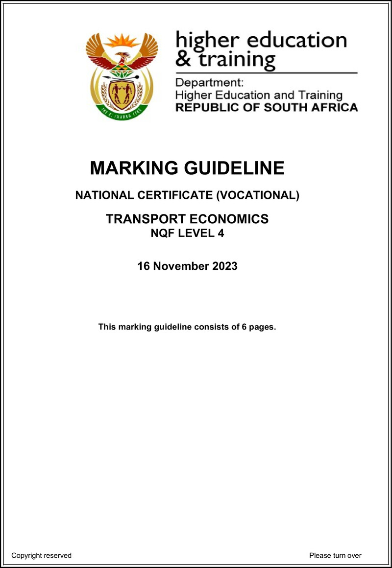 Nc2940 Transport Economics L4 Memo Nov 2023 Signed Off