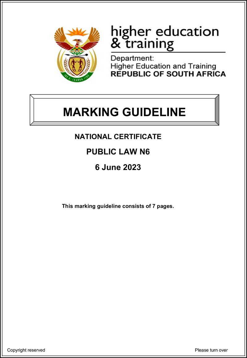 Public Law N6 Memo June 2023