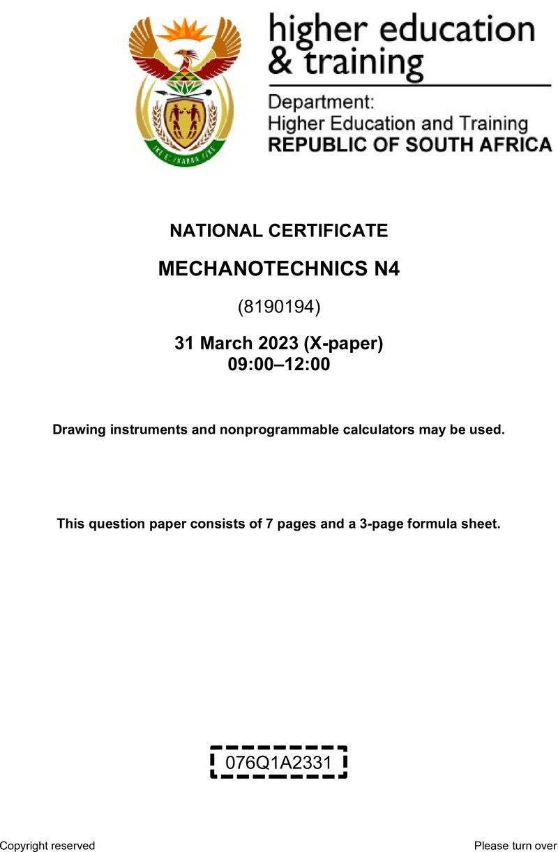 T1100 Mechanotechnics N4 QP April 2023 1