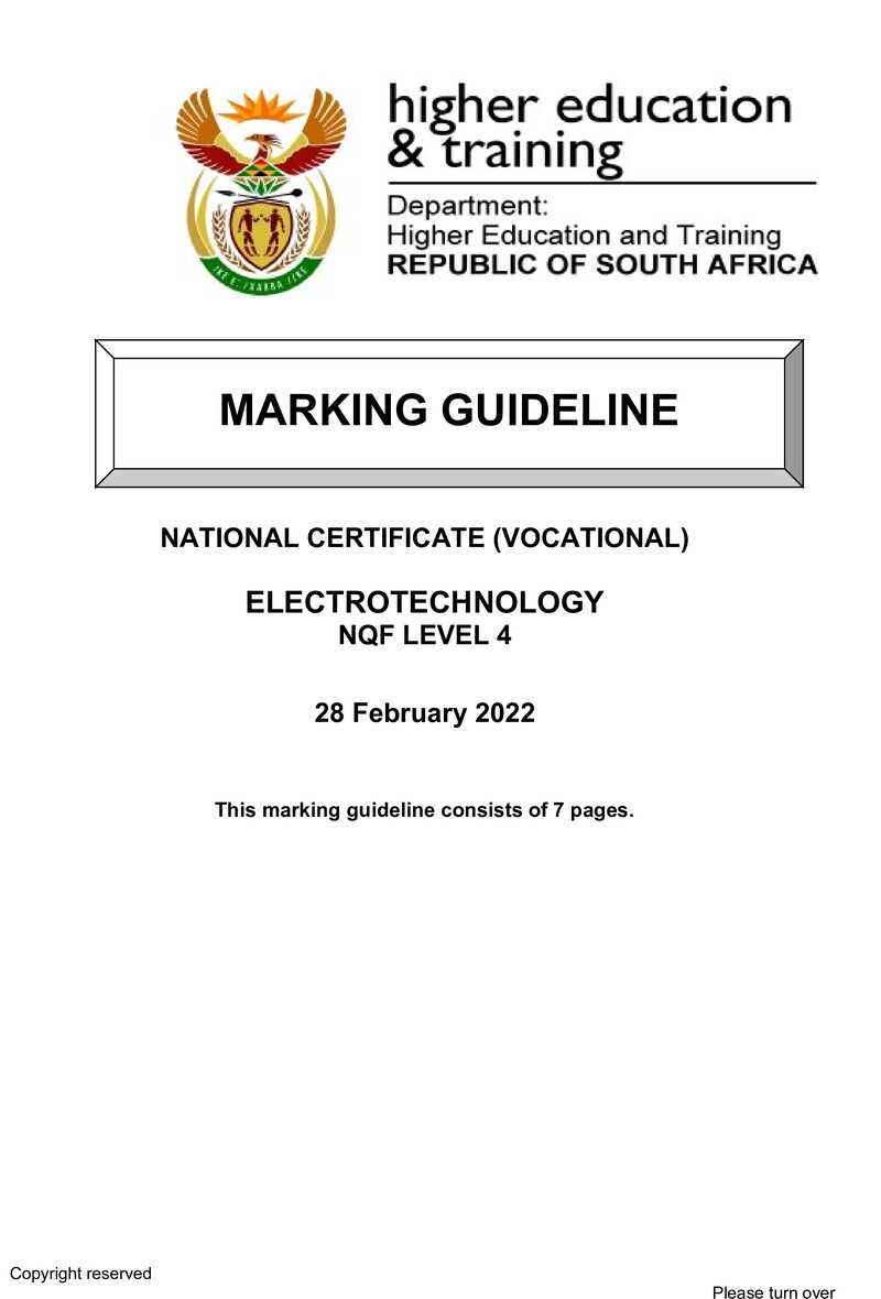 Nc1020 Electrotechnology L4 Memo Supp Feb 2022 Signed Off