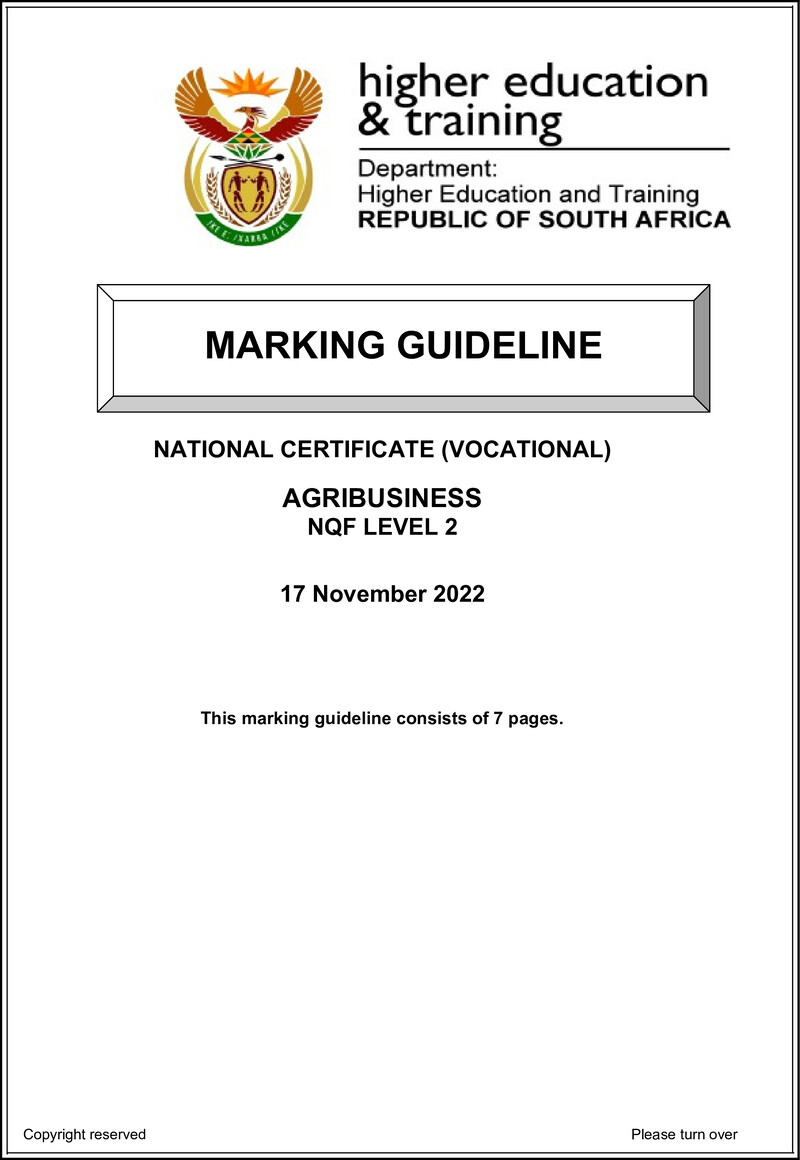 Nc110 Agribusiness L2 Memo Nov 2022 Signed Off