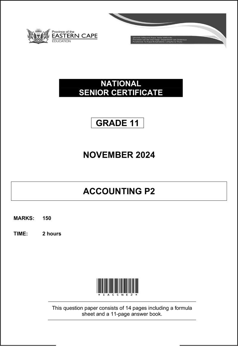 Acc P2 QP Gr11 Nov 2024 Eng D