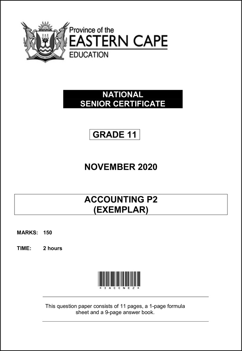 Accn P2 QP Ansbk Memo Gr11 Nov2020 Eng D