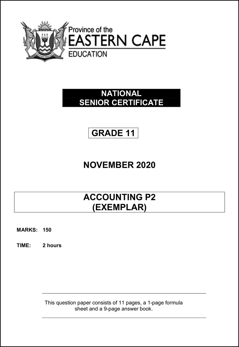 Accn P2 QP Gr11 Nov2020 Eng D