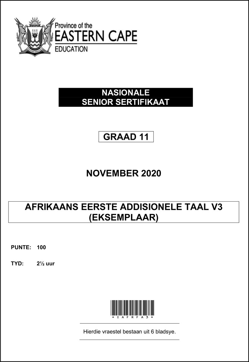 Afr Fal P3 QP Gr11 Nov2020 D