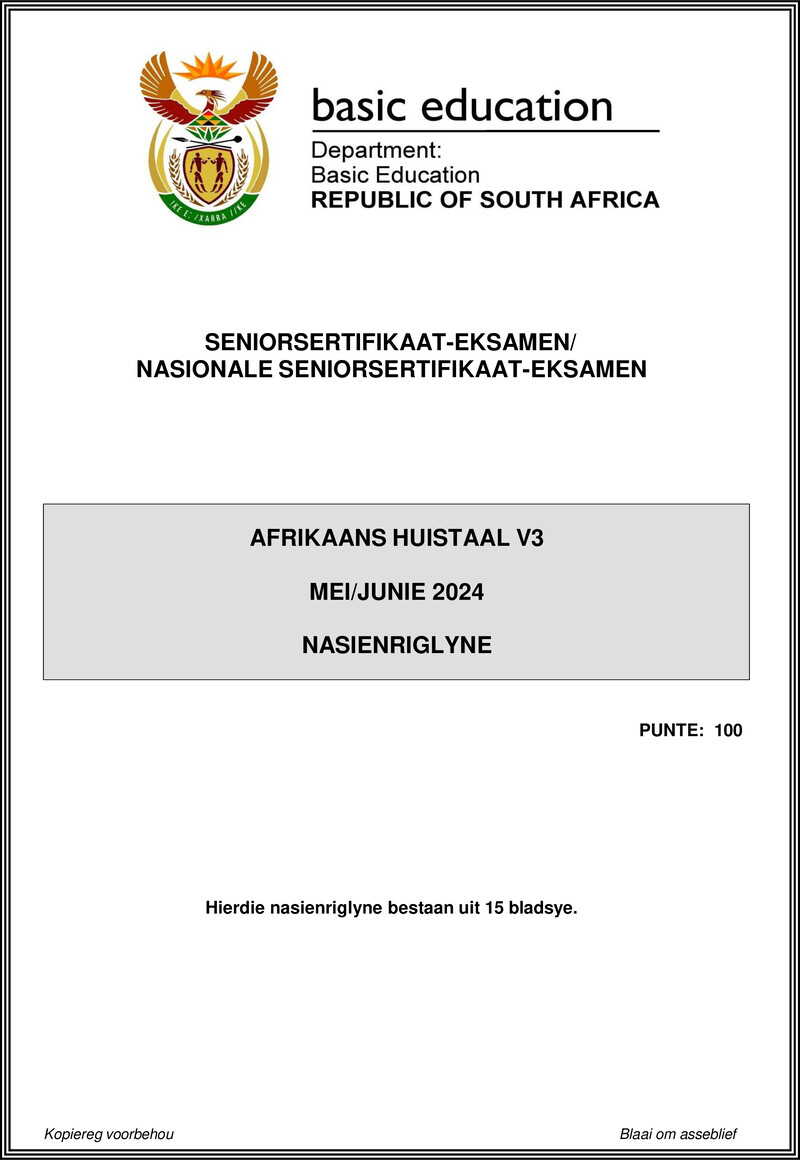 Afr Hl P3 May June 2024 Mg Docx