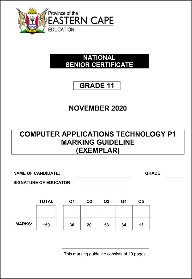 Cat P1 Memo Gr11 Nov 2020 Eng