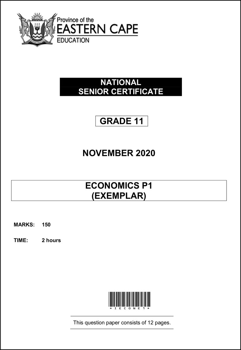 Econ P1 Gr11 QP Memo Nov2020 Eng D