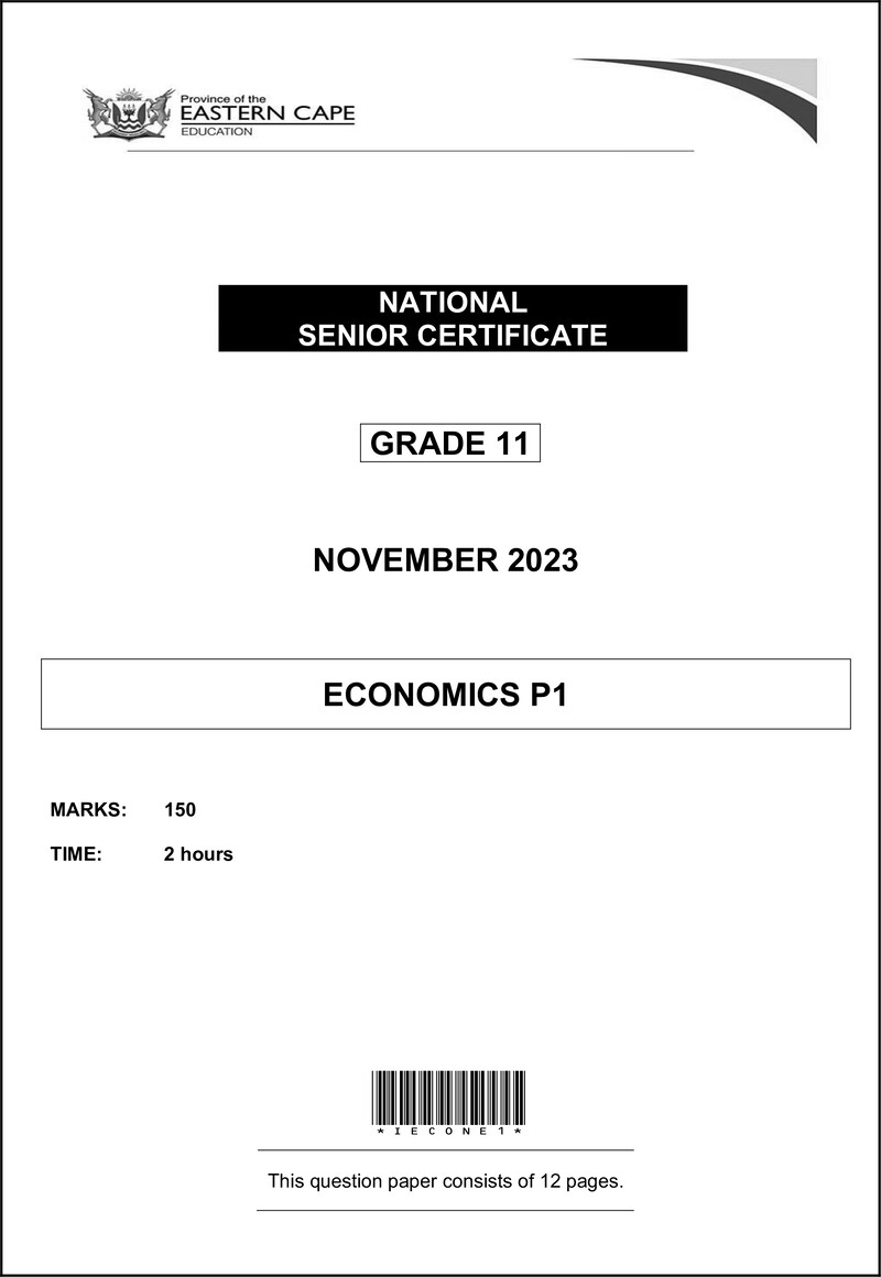 Economics P1 Gr11 QP Nov 2023 Eng D
