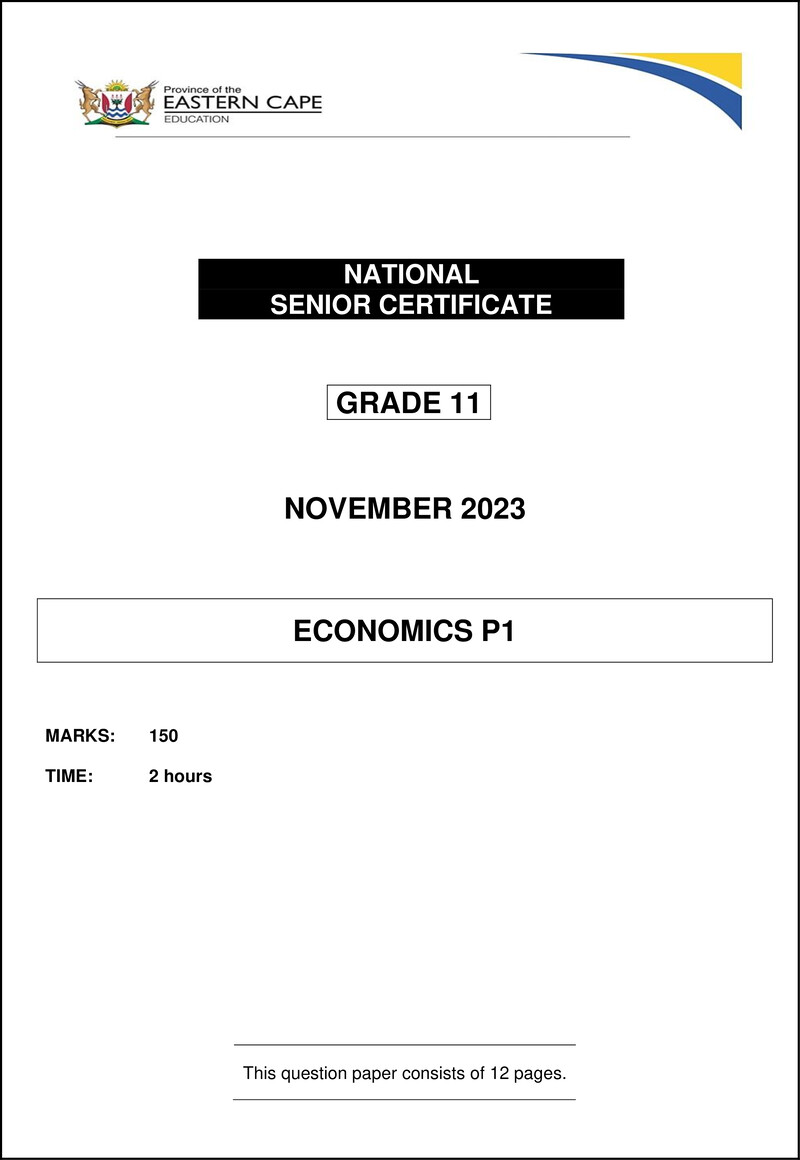 Economics P1 Gr11 QP Nov 2023 Eng