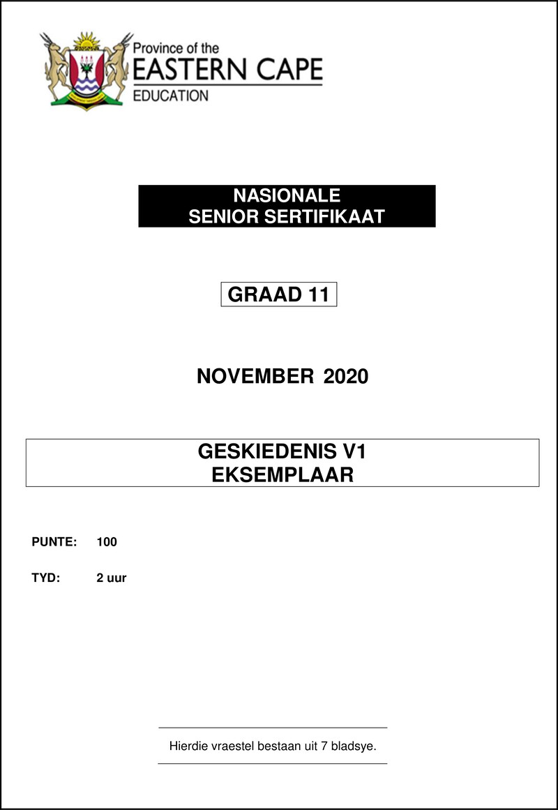 History P1 Gr11 QP Nov2020 Afr