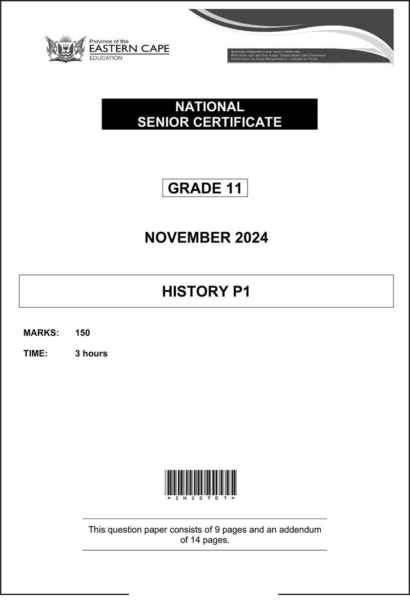 History P1 QP Gr11 Nov 2024 Eng D
