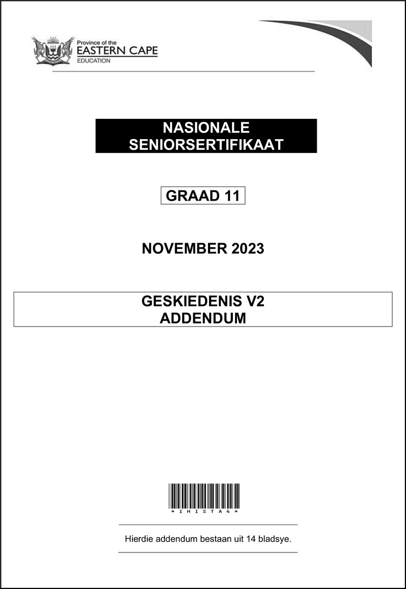 History P2 Addendum Gr11 Nov2023 Afr D 1