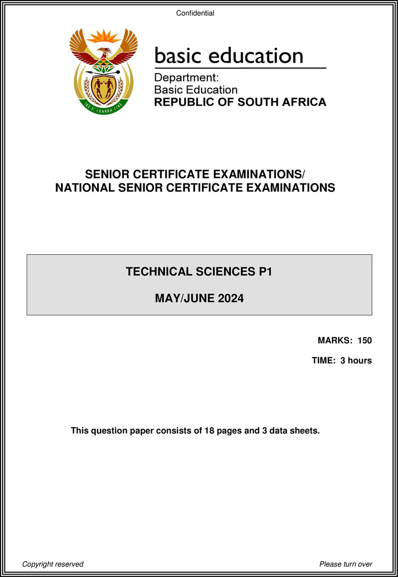 Technical Sciences P1 May June 2024 Eng