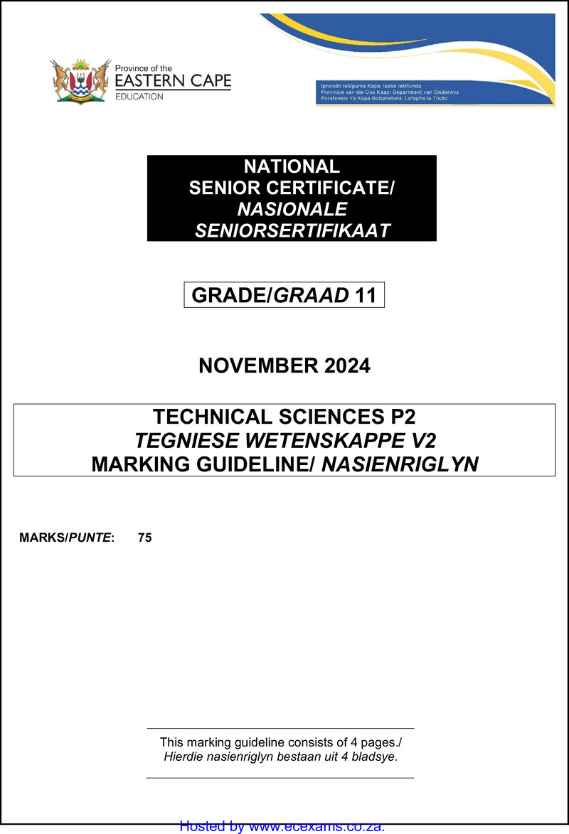 Technical Sciences P2 Gr11 Memo 2024 Eng Afr Watermark
