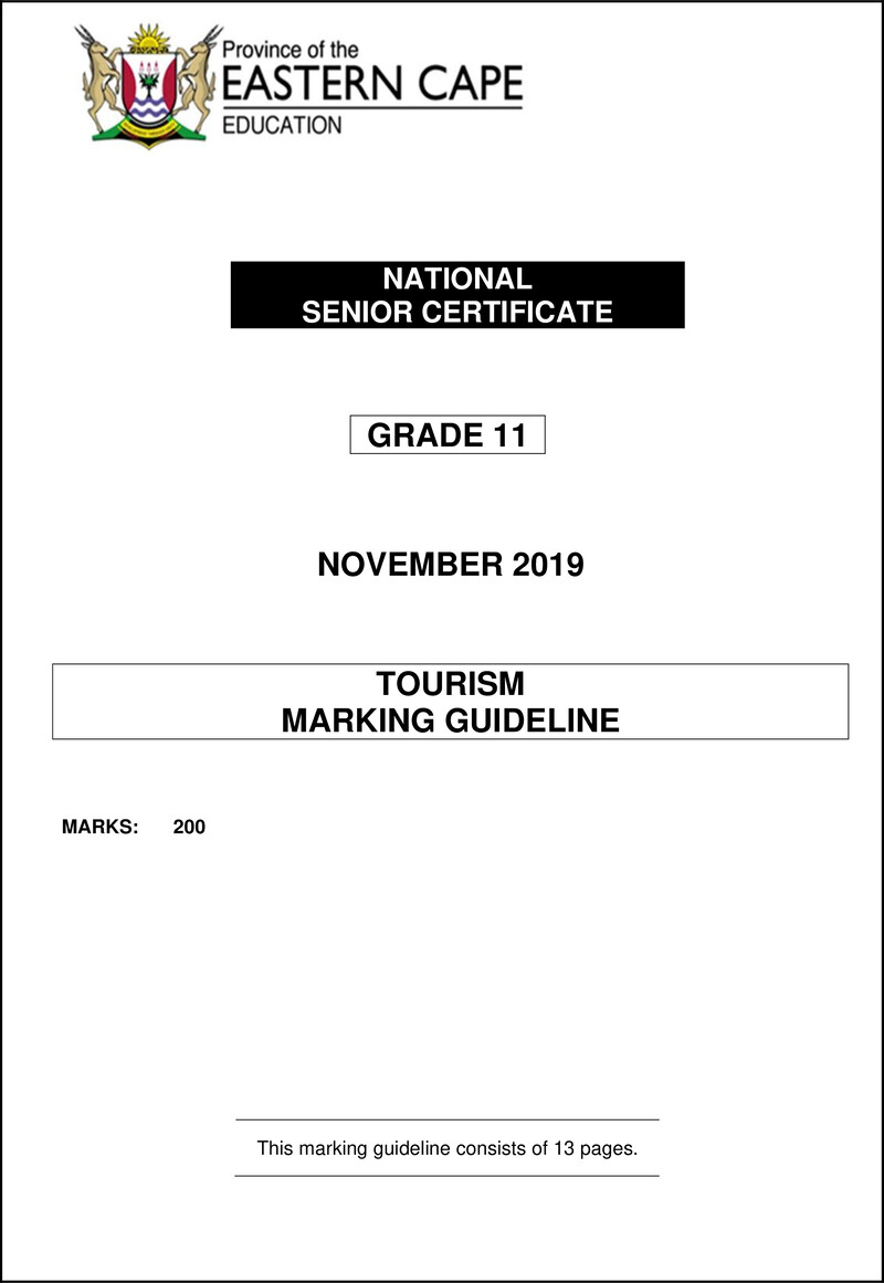 Tourism Memo Gr11 Nov2019 Eng