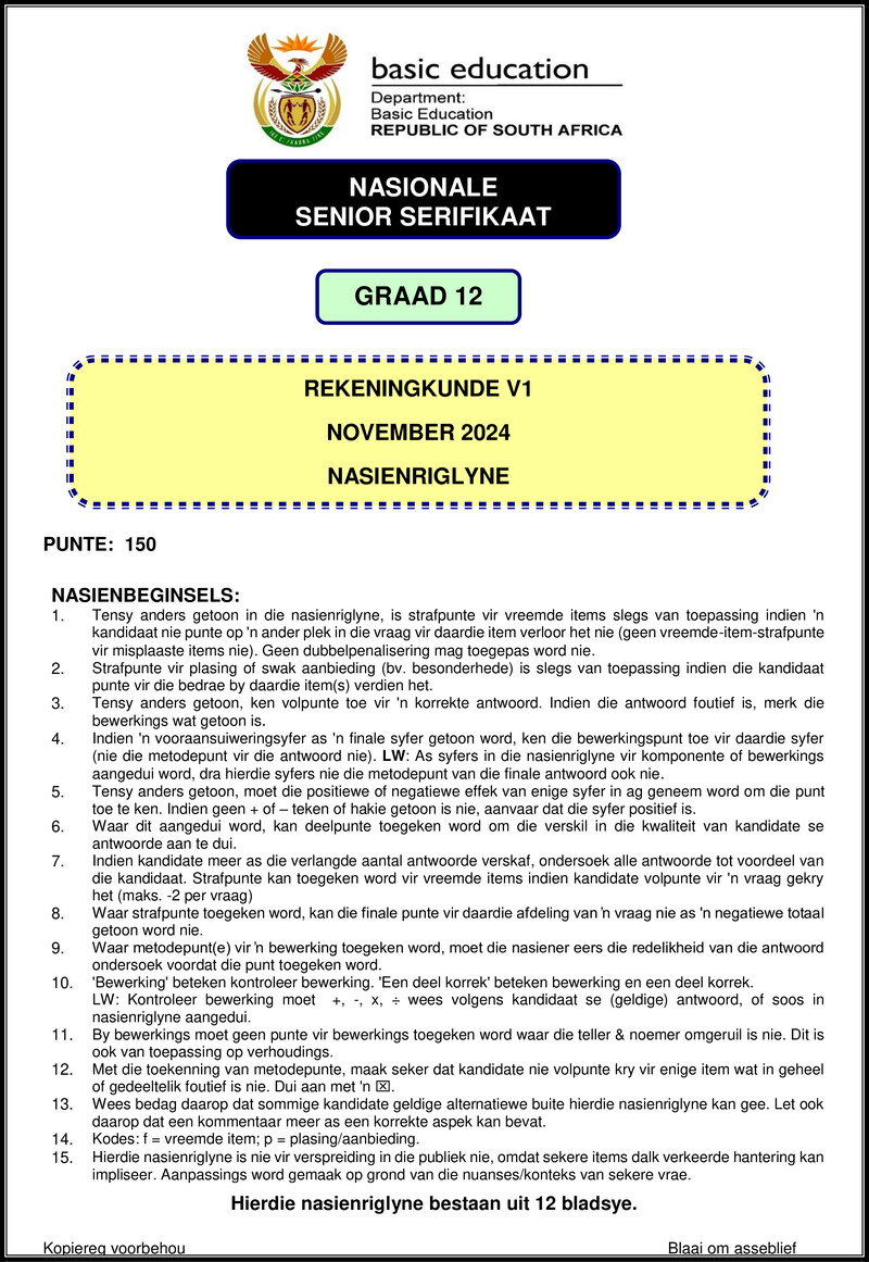 Accounting P1 Nov 2024 Mg Afr Gr12