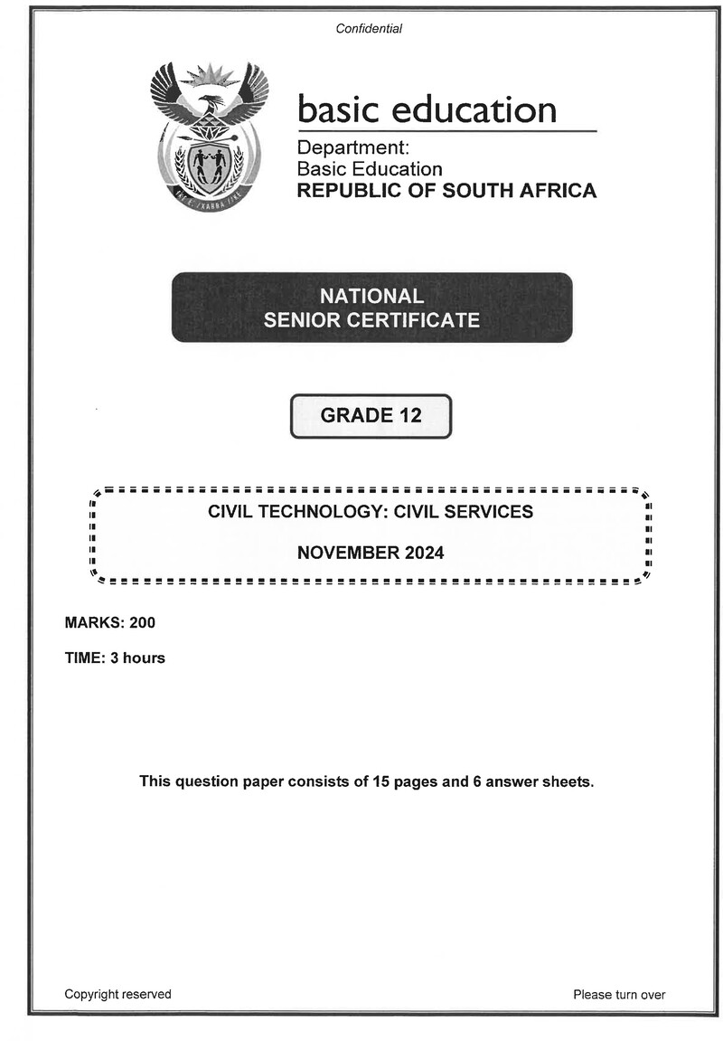 Civil Technology Nov 2024 Civil Services Eng Gr12