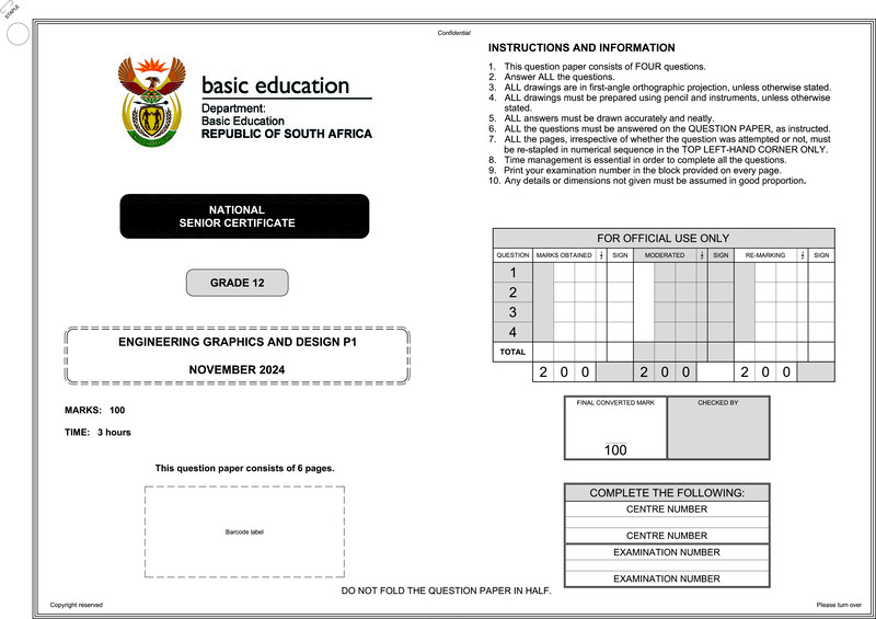 Engineering Graphics Design P1 Nov 2024 Eng Gr12