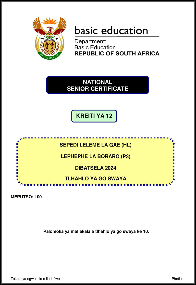 Sepedi Hl P3 Nov 2024 Mg Gr12