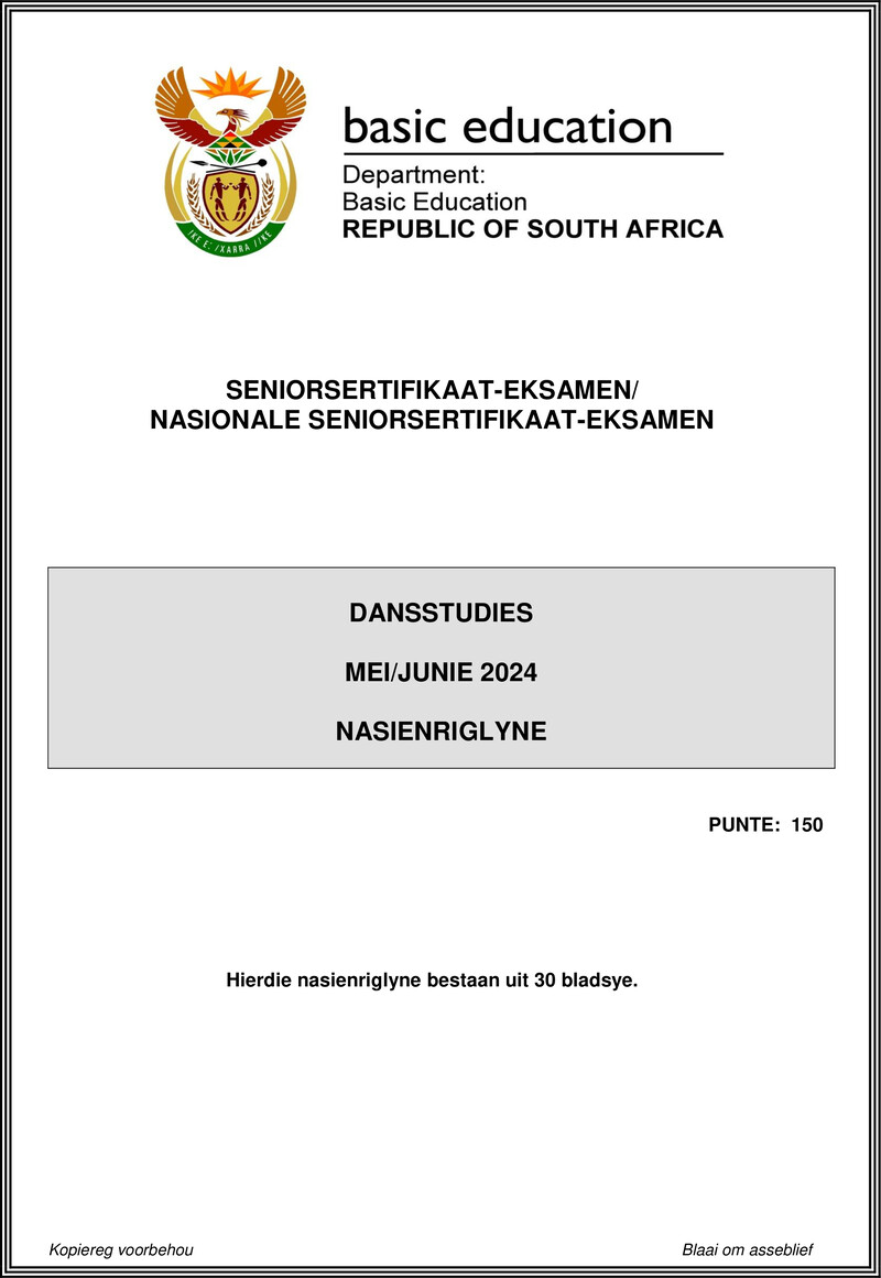 Dance Studies May June 2024 Mg Afr Gr12