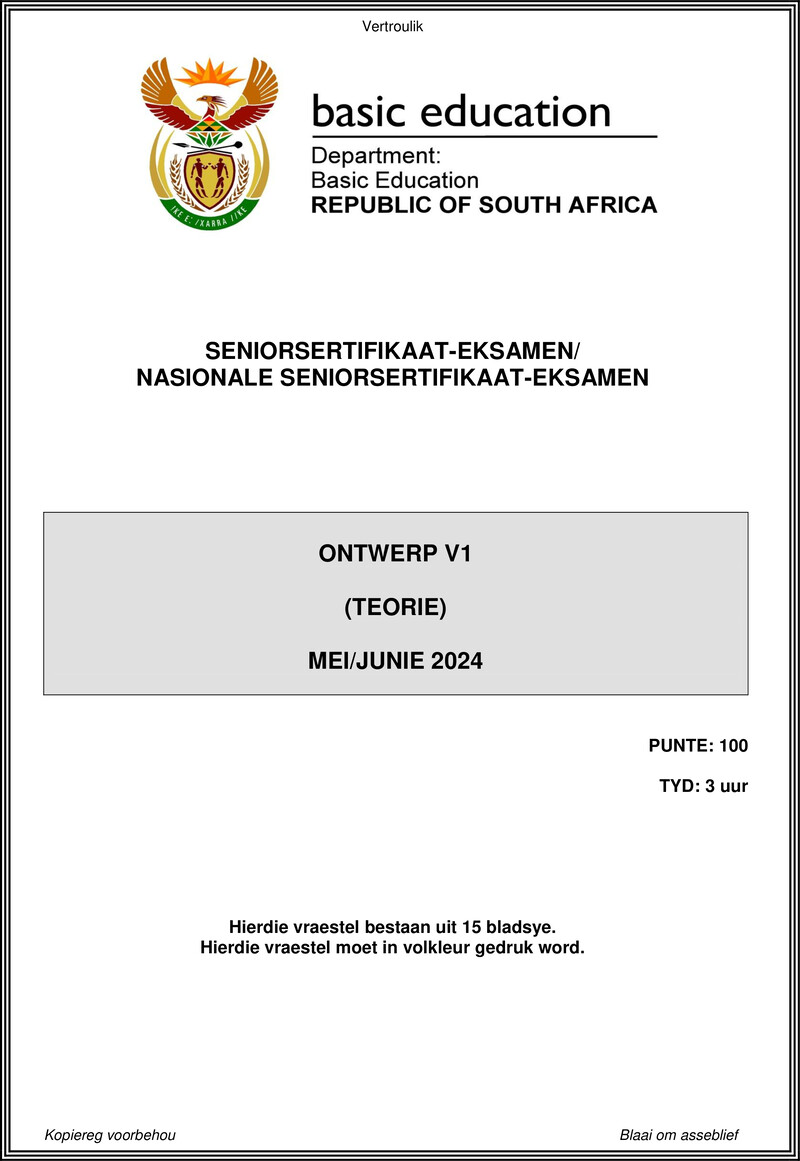 Design P1 May June 2024 Afr Gr12