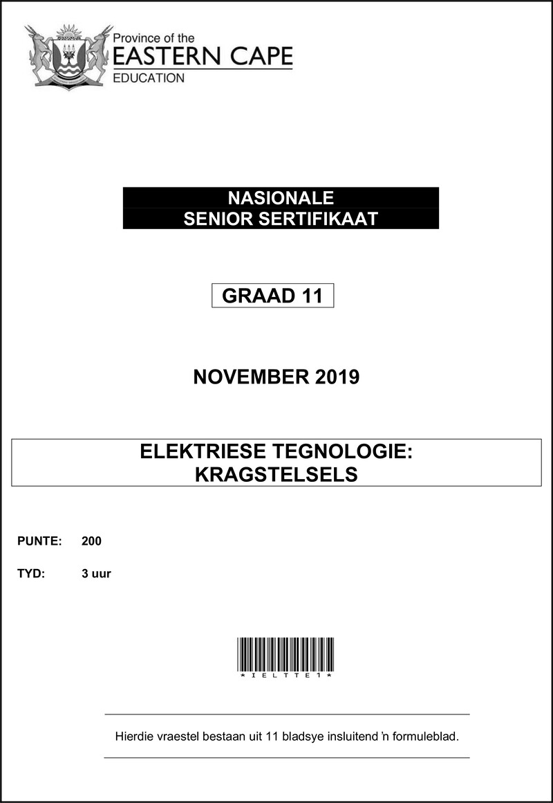 Electr Tech QP Power Systems Afr D Gr12