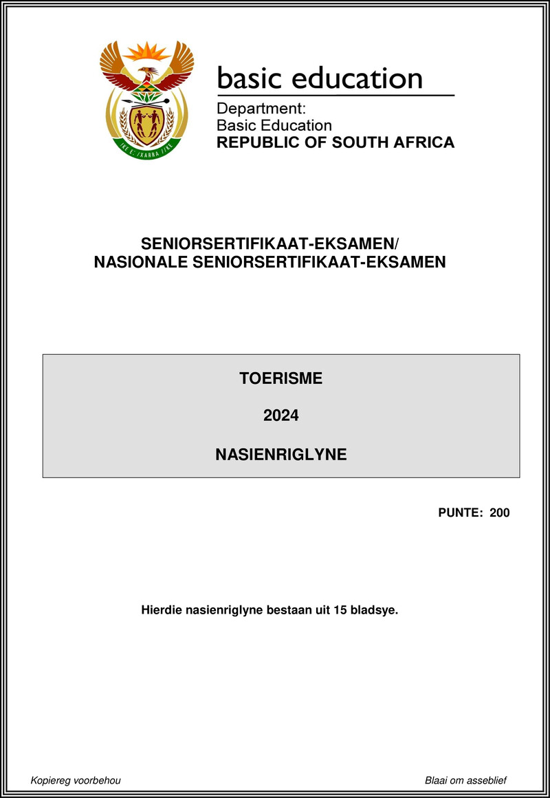 Tourism May June 2024 Mg Afr Gr12