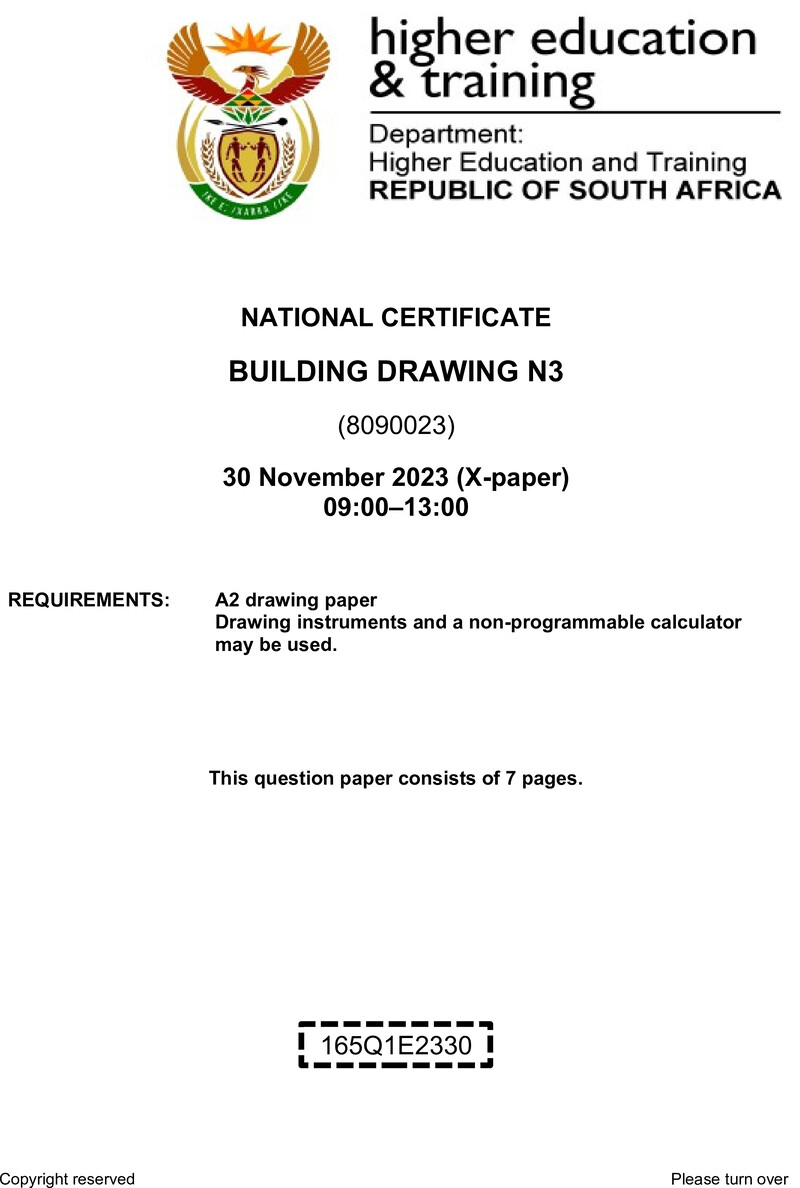 T220 Building Drawing N3 Nov QP 2023 Sign Off