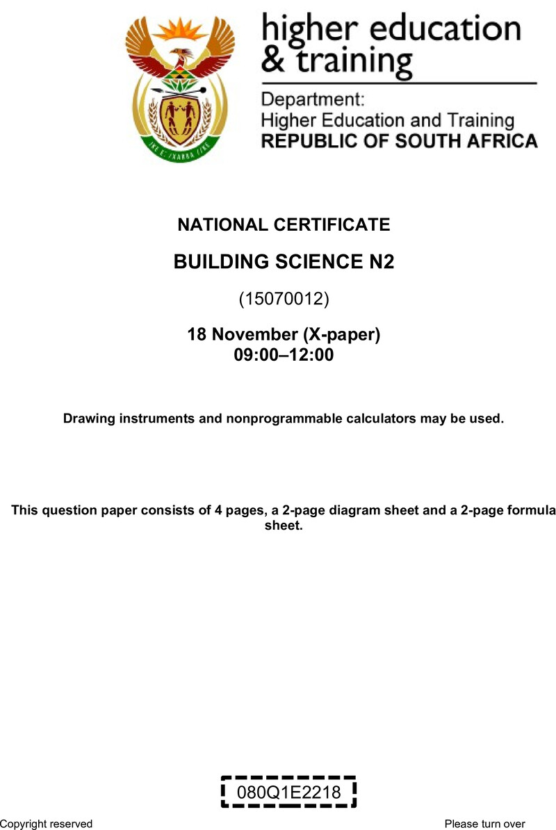 T240 Building Science N2 QP Nov 2022 Sign Off 1 preview