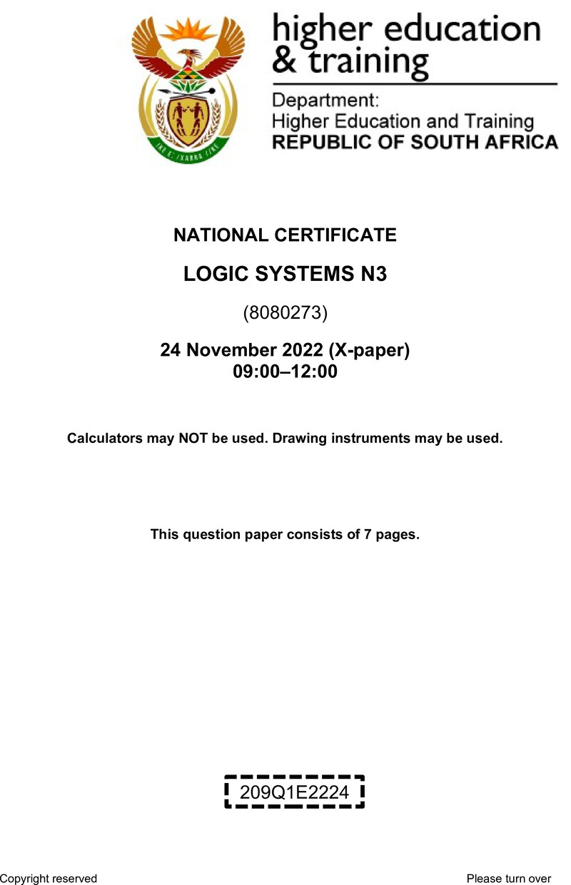 T930 Logic Systems N3 QP Nov 2022 Sign Off preview