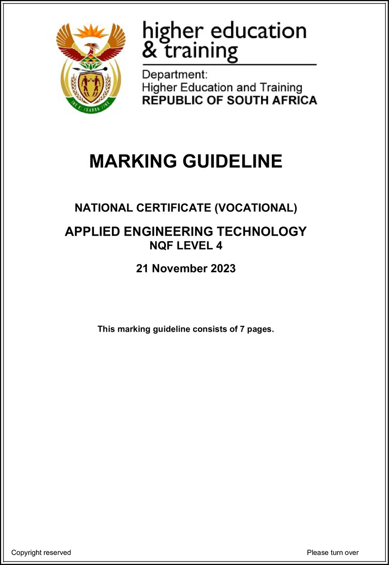 Nc210 Applied Engineering Technology L4 Memo Nov 2023 Signed Off