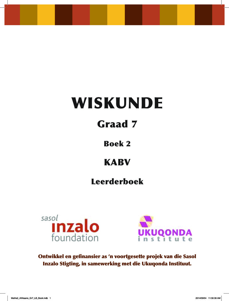 Gr7 B Mathematics Learner Afr