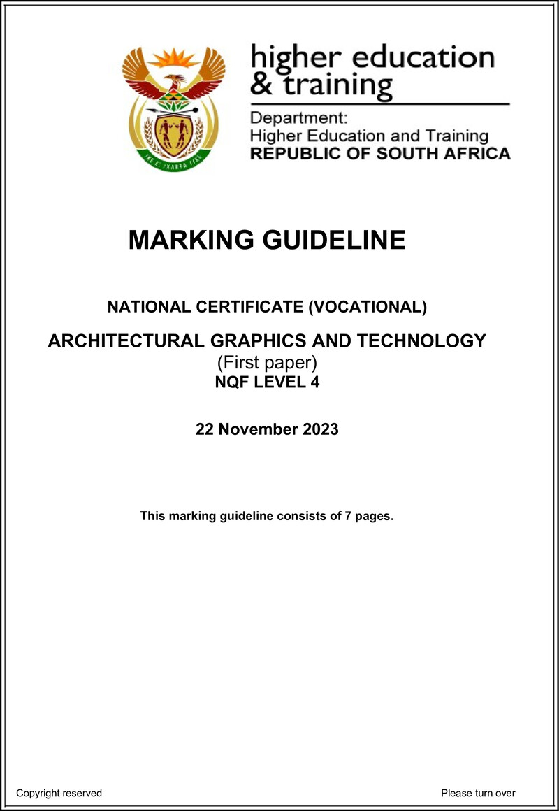 Nc270 Architectural Graphics And Technology L4 P1 Nov Memo 2023 Signed Off