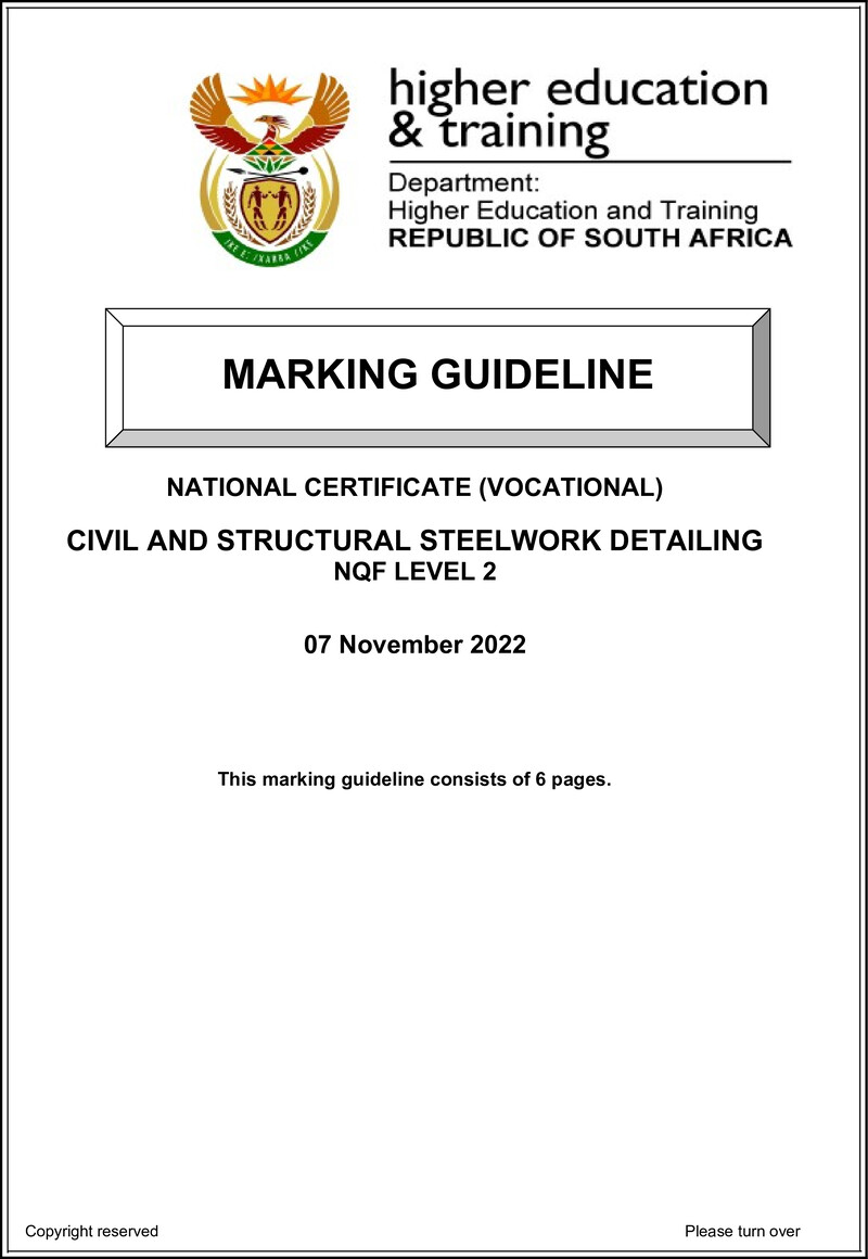 Nc410 Civil And Structural Steelwork Detailing L2 Memo Nov 2022 002