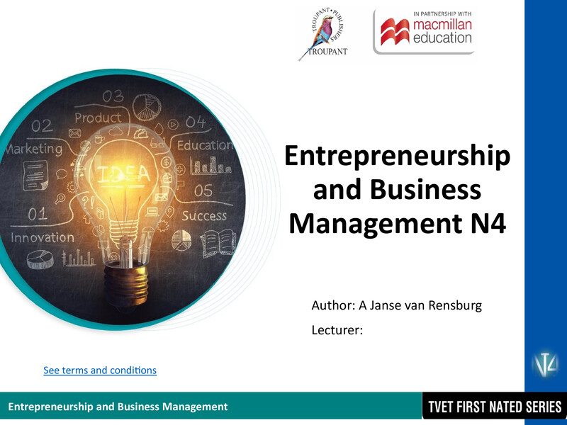 Entrepreneurship And Business Management N4 Module 2 Lg