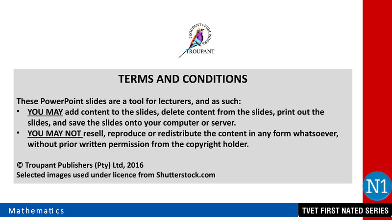 Mathematics N1 Module 1 Lg