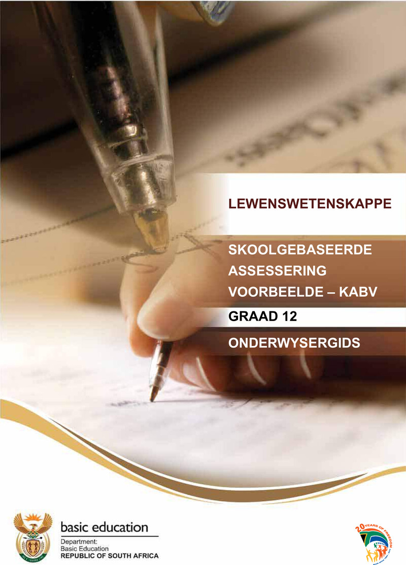 Life Science Afrikaans Teacher Guide Sba